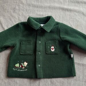Vitamins Baby Forest Green Fleece Jacket